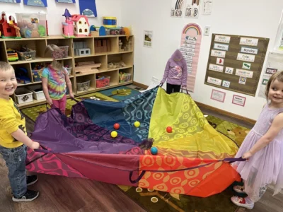 Preschool Parachite Fun